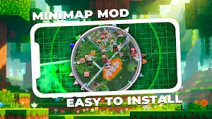 Minimap Mod for Minecraft PE Screenshot 0