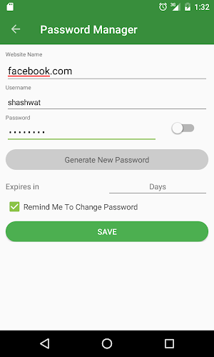Password Manager Screenshot 1