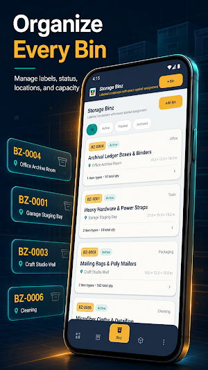Bizy Binz Organizer Screenshot 3