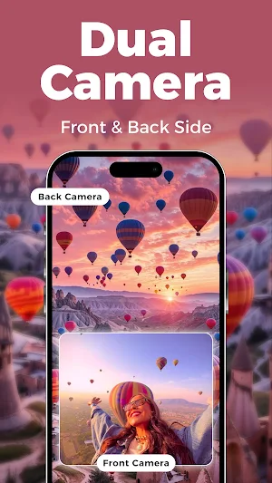 Dual Camera Front & Back Side Screenshot 0