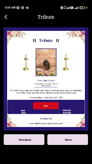 Shradhanjali Card- Punyatithi Screenshot 2