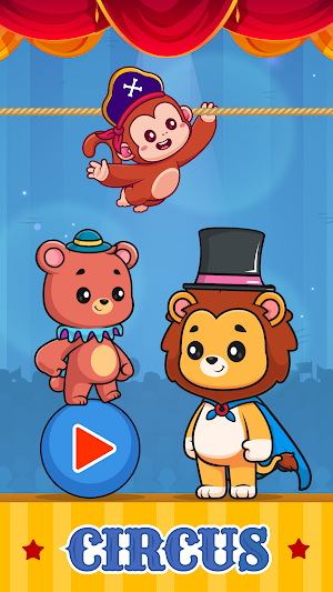 Circus games for toddler kids Screenshot 0