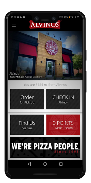 Alvinos Gourmet Pizza Screenshot 0