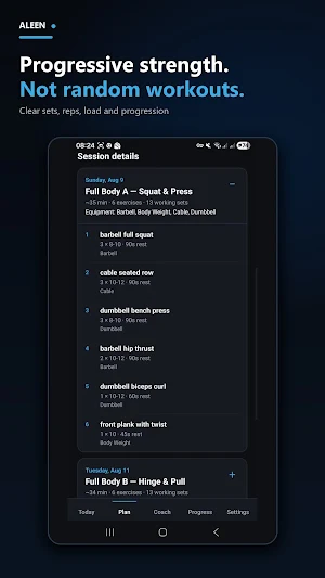 Aleen: Adaptive Strength Screenshot 3