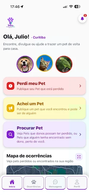 Pets - Perdidos e Achados Screenshot 0