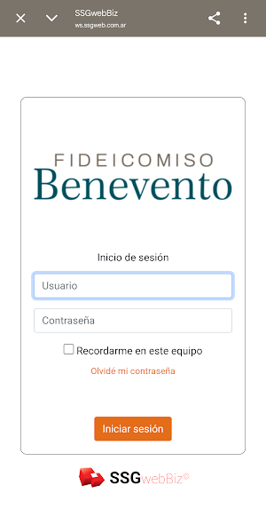 Fideicomiso Benevento Screenshot 3