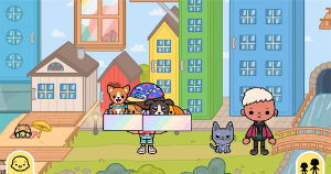 Toca Boca Blue Lady Wallpapers Screenshot 1