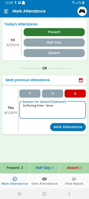 My Attendance - Management App Screenshot 1