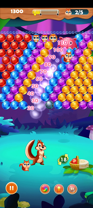 Bubble Shooter Sweet Rainbow Screenshot 3