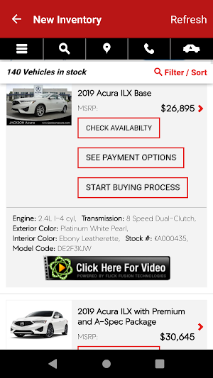 Jackson Acura Screenshot 3