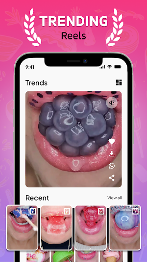 ASMR Eat Sound Satisfying Lips Screenshot 1