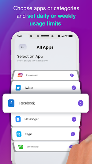 screen time tracker- Limiter Screenshot 2