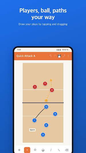 VolleyTactics: Tactics Board Screenshot 2