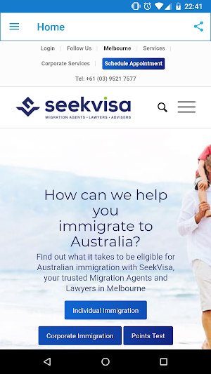 Australia Visa & Immigration | seekvisa Screenshot 0