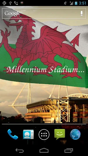 Welsh Flag Live Wallpaper Screenshot 2