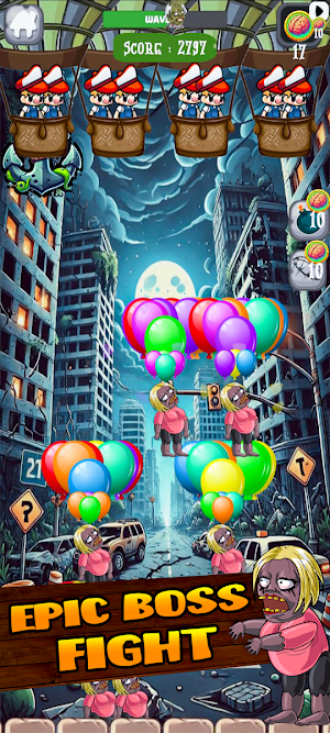 Zombie Balloon Bash: Defense Screenshot 1