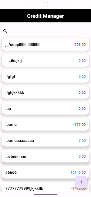 Offline Credit Debit Manager Screenshot 0