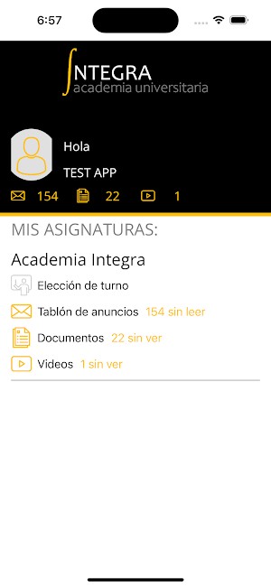 Academia Integra Screenshot 2