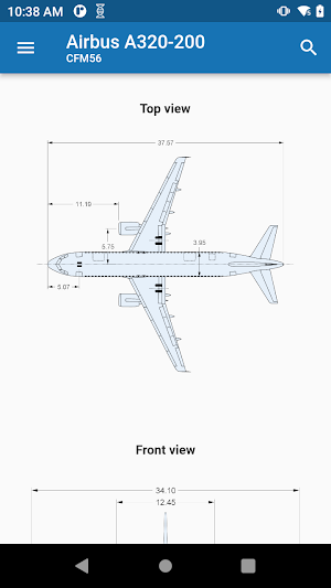 AircraftData - Technical specs Screenshot 3