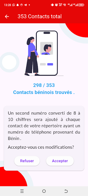 Webcoom Contacts Screenshot 1