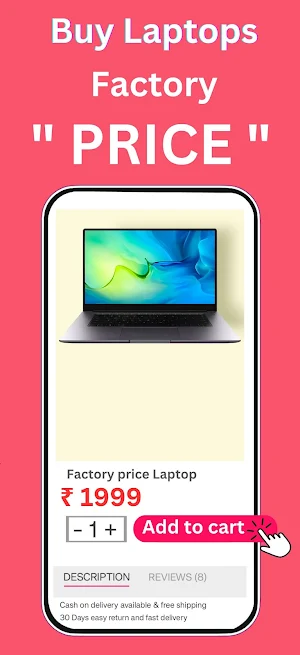 Laptop computer shopping app Screenshot 0