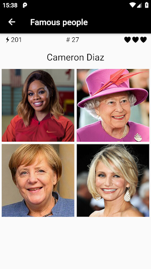 Famous People - Photo Quiz Screenshot 1