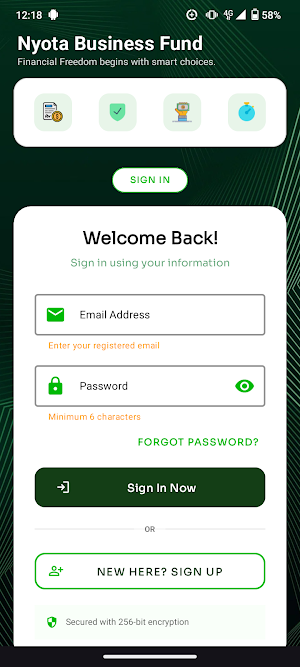 Nyota Business Fund Screenshot 0