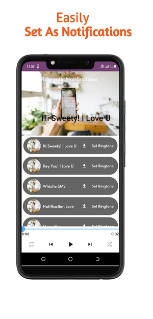 Romantic Ringtones Screenshot 3