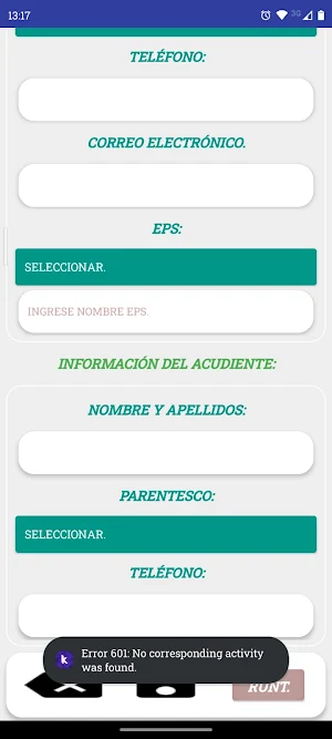 INGRESOAT. Screenshot 1