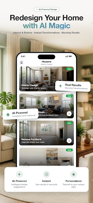 Housera: AI Home Design Decor Screenshot 0