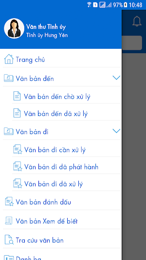 QLVBĐHTU Hưng Yên Screenshot 2