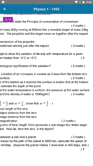 Physics Review O Level Screenshot 3