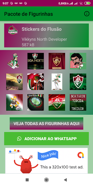 Figurinhas do Fluminense - Stickers e Adesivos Screenshot 2