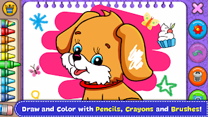 Coloring & Learn Animals - Kids Games Screenshot 0