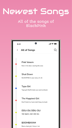 Blackpink Lyrics Screenshot 1