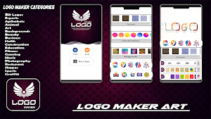 Logo Maker Free - 3D Logo Creator, Logo Design Art Screenshot 0