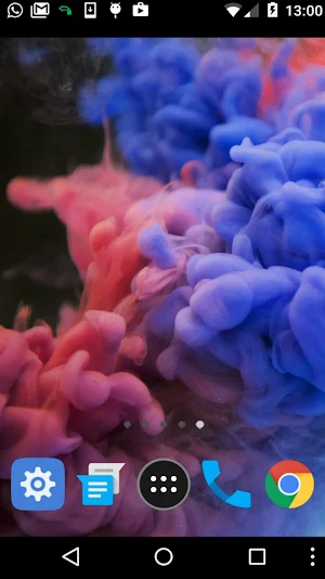 pink blue wallpaper Screenshot 1