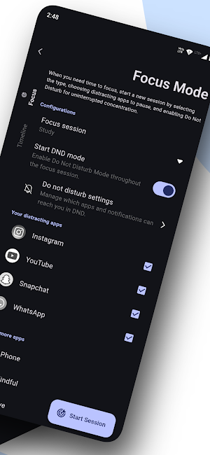 Mindful : Focus & Screen Time Screenshot 1