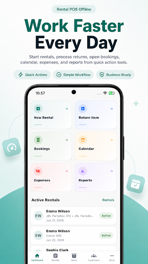 Rental POS Offline Screenshot 2