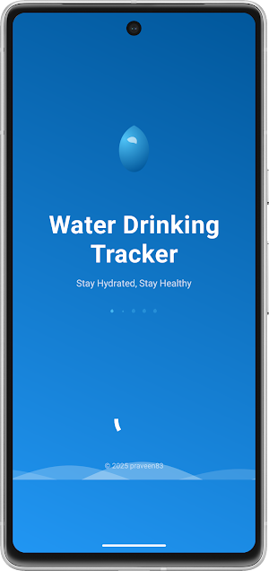 Water Drinking Tracker Screenshot 0