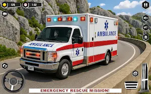 US Ambulance Emergency Game 3d Screenshot 1