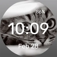 Peeping Cat - Watch Face