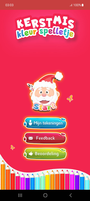 Kerstmis kleur spelletje Screenshot 0