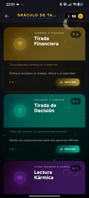 Eridanus Oracle: Tarot & Stars Screenshot 3