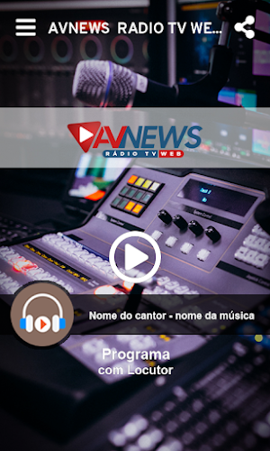 AvNews  Rádio TV Web Screenshot 0