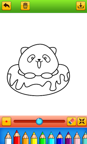 donut coloring book Screenshot 3