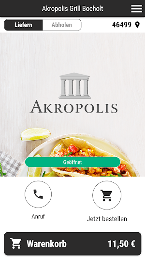 Akropolis Grill Bocholt Screenshot 0