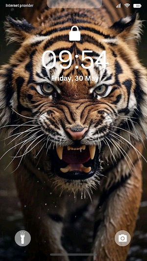 Tiger Roaring Live Wallpaper Screenshot 3
