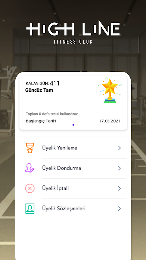 Highline Fitness Screenshot 0