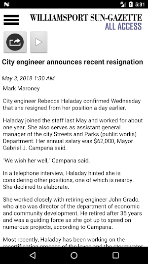 Sun-Gazette All Access Screenshot 3